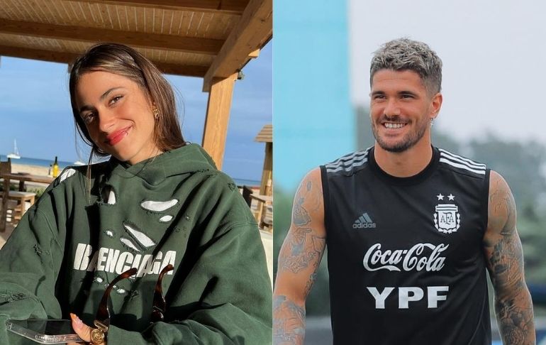 Portada: Tini Stoessel y Rodrigo de Paul son captados de la mano en Ibiza