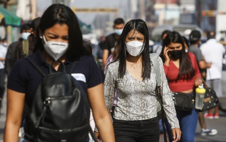 Uso no obligatorio de mascarillas empezaría a regir desde el 1 de mayo