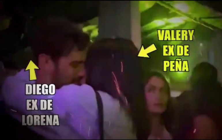 Valery Revello es captada besando apasionadamente a Diego Rodríguez
