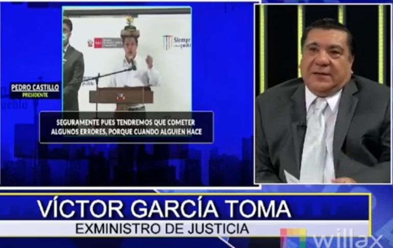 Portada: Víctor García Toma: No se puede destruir el país en solo ocho meses como Pedro Castillo