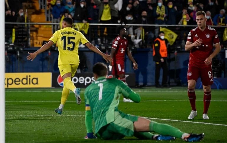 Champions League: Villarreal logró un valioso triunfo (1-0) sobre Bayern de Múnich en la ida de los cuartos de final