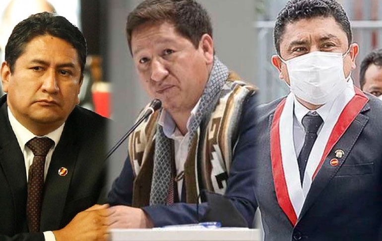 Ministerio Público solicitó medida de comparecencia con restricciones para Cerrón, Bellido y Bermejo