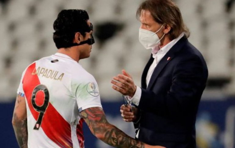 Portada: Ricardo Gareca sobre Gianluca Lapadula: "Recibimos su llamado porque quería estar en la selección"