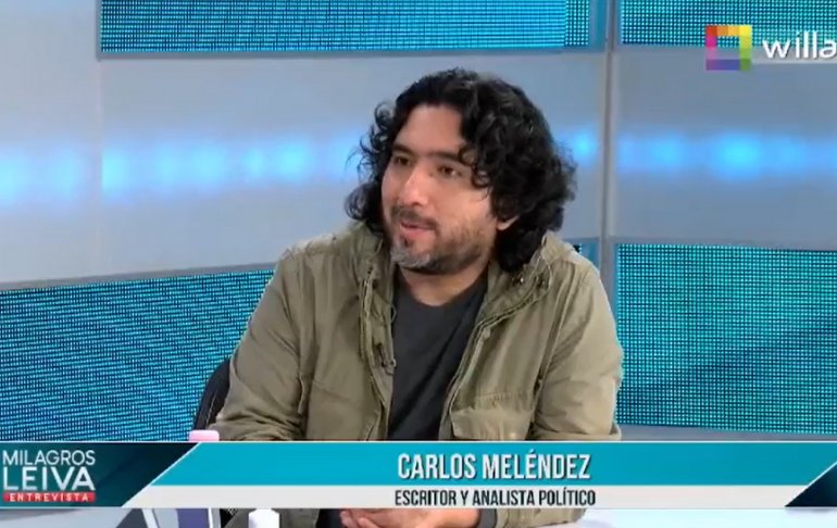 Carlos Meléndez: Invitación a Vladimir Cerrón era para realizar un ejercicio antipopulista