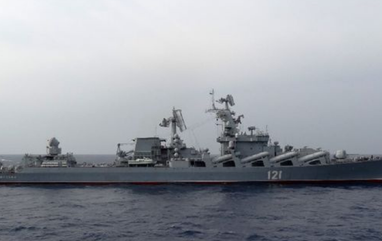 Ministerio de Defensa ruso confirmó el hundimiento de su buque insignia Moskva