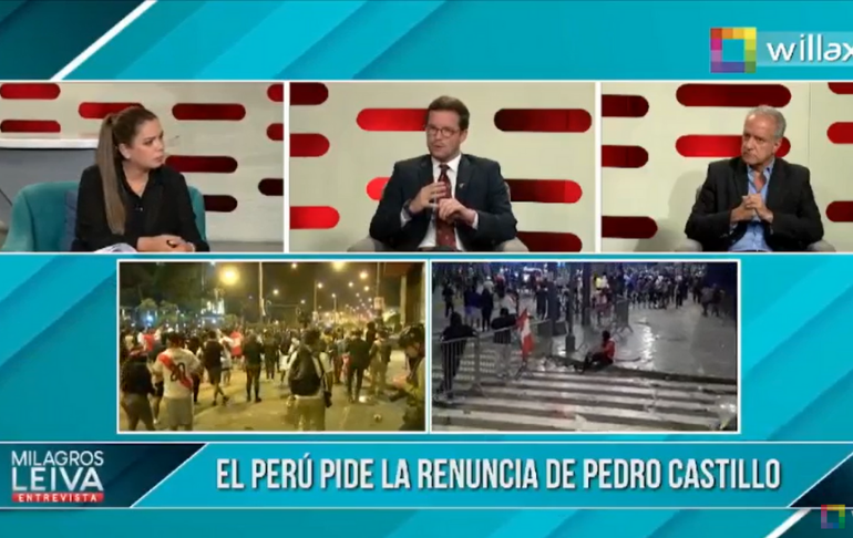 Alejandro Cavero: Creemos que si no se dan las garantías el presidente tiene que renunciar