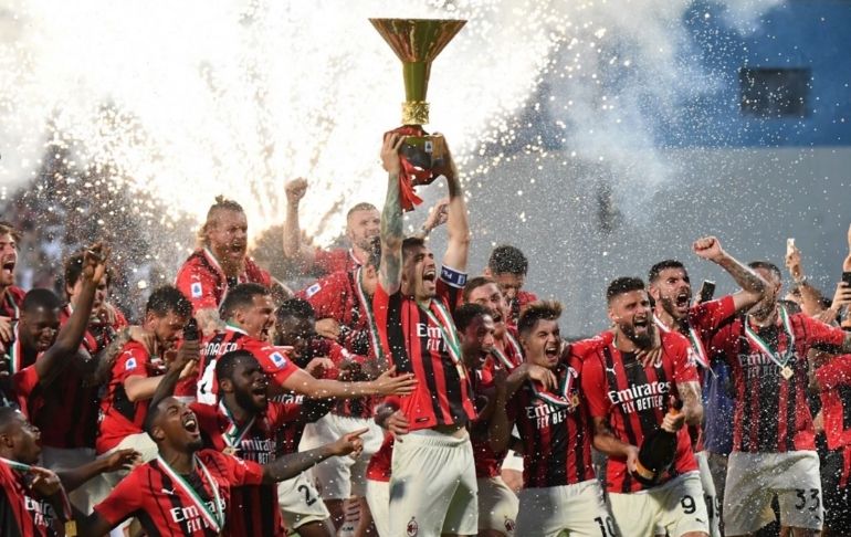 Serie A de Italia: AC Milan se proclamó campeón tras once años