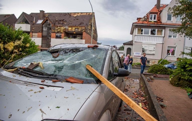 Portada: Alemania: Tormenta dejó un muerto y casi 60 heridos