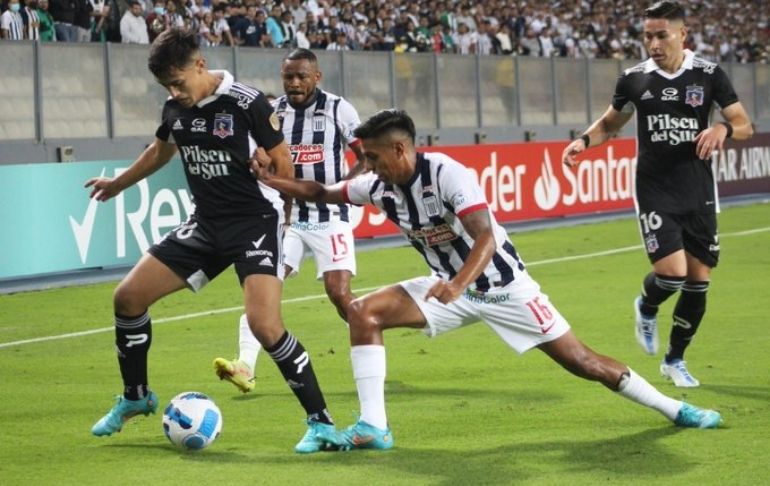 Portada: Copa Libertadores: Alianza Lima empató 1-1 con Colo Colo y suma 27 partidos sin ganar en el torneo