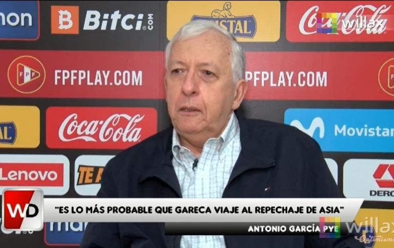 Antonio García Pye: "Es lo más probable que Ricardo Gareca viaje al repechaje de Asia"