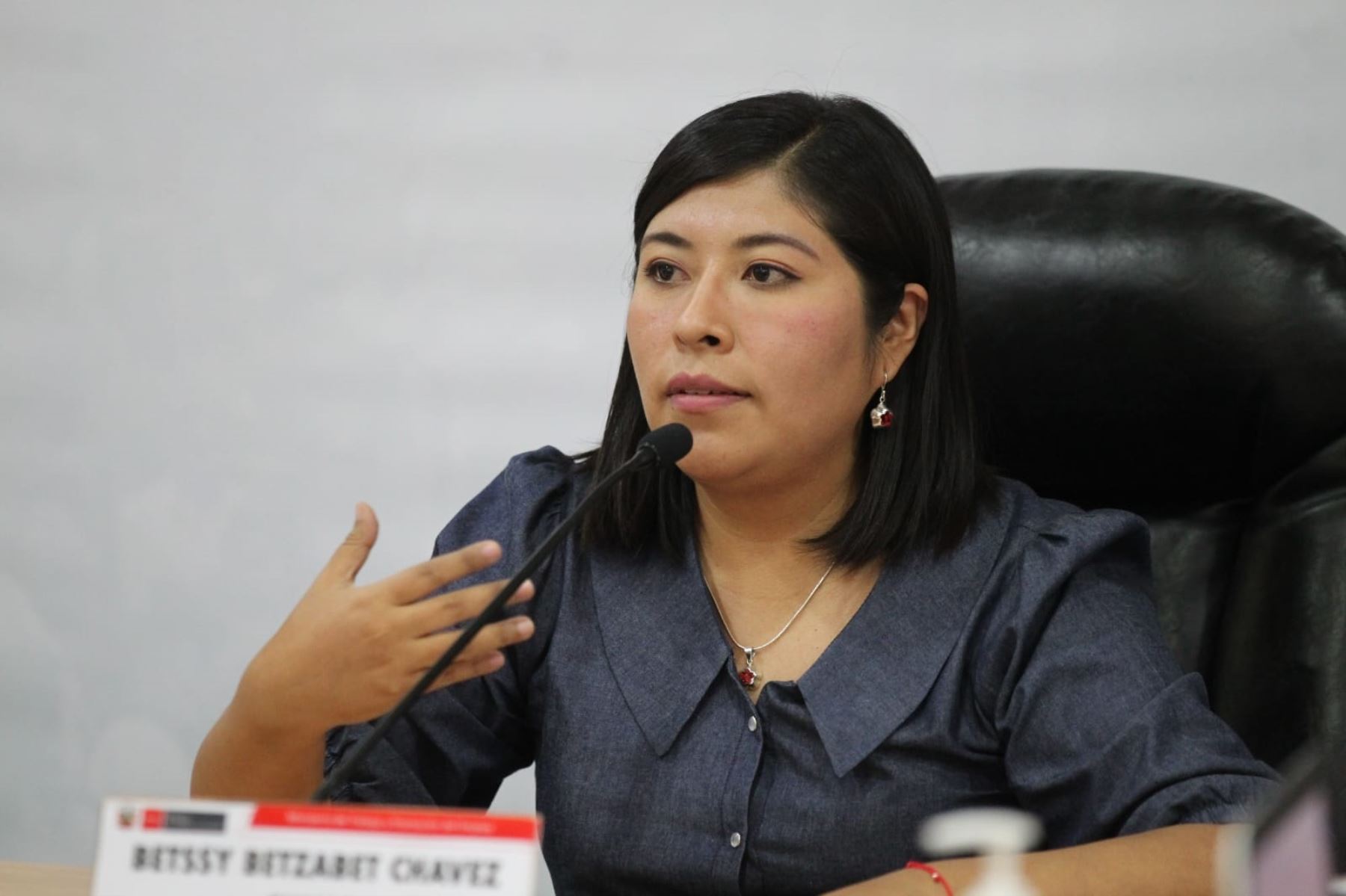 Portada: Betssy Chávez dice que toma con tranquilidad la moción de censura presentada en su contra