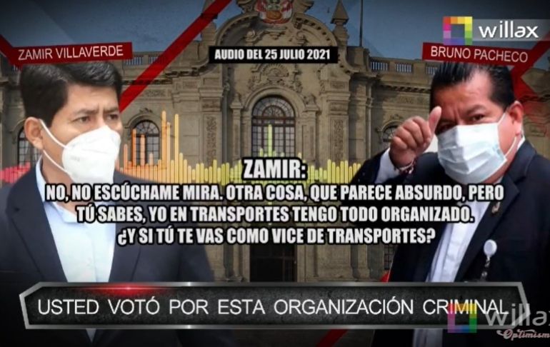 Portada: Villaverde y Pacheco hablan en nuevo audio sobre repartirse altos cargos en el Gobierno de Pedro Castillo