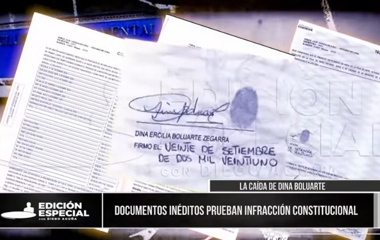 Portada: La caída de Dina Boluarte: las pruebas que demuestran su infracción constitucional [VIDEO]