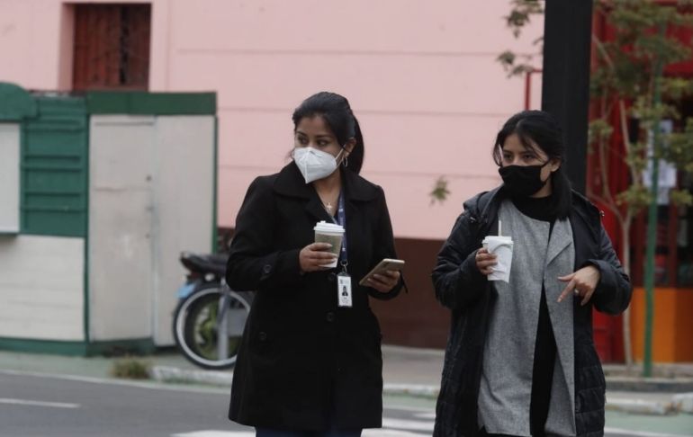 Lima y Callao: se reportó hoy alta sensación de frío y humedad superó el 90%