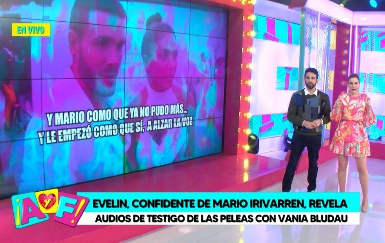 Amor y Fuego Gigi Mitre sobre Vania Bludau y Mario Irivarren Los dos son personas tóxicas