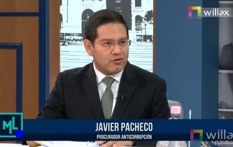 Procurador anticorrupción Javier Pacheco rechaza haber cobrado por asesoría: "Esas palabras me indignan"