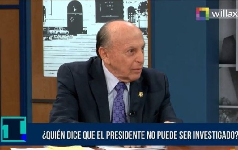 Portada: Peláez Bardales: "No podemos explicarnos por qué no se abre investigación preliminar contra Pedro Castillo"