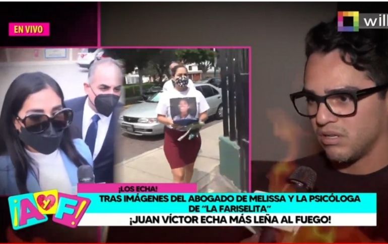 Andrea San Martín presentó a su abogado a Melissa Paredes, según Juan Víctor