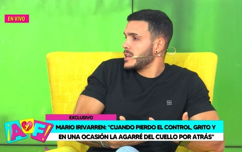 Mario Irivarren admite que sí agarró del cuello a Vania Bludau: "Hice presión y la solté”