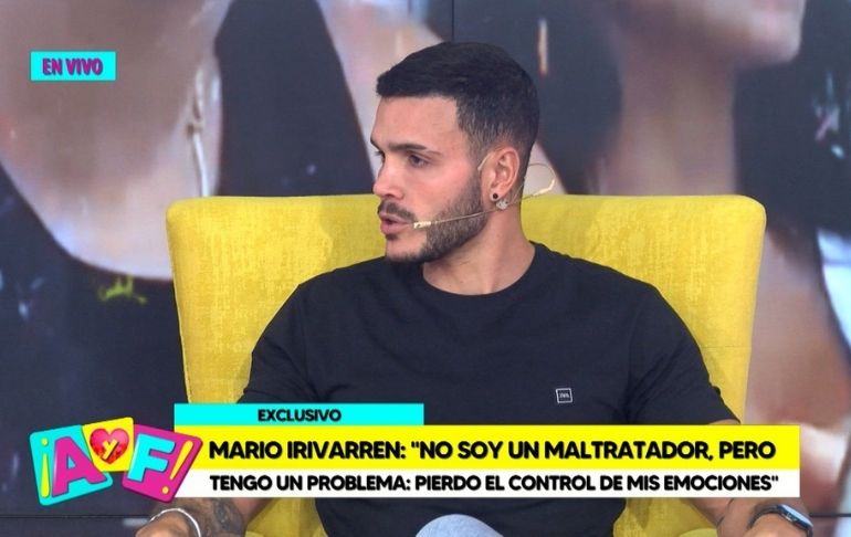 Mario Irivarren responde a Vania Bludau: "No soy un maltratador, solo pierdo el control"