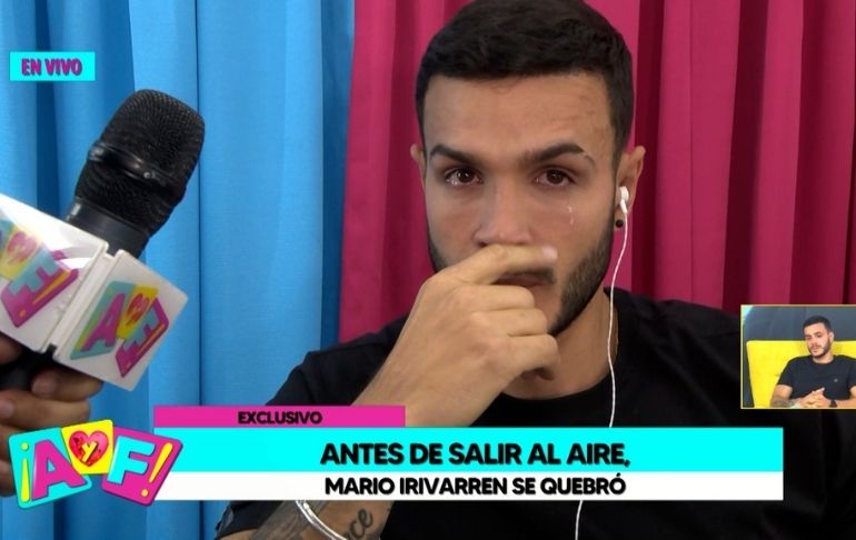 Mario Irivarren se quiebra tras revelaciones de Vania Bludau: "No quería llegar a esto"