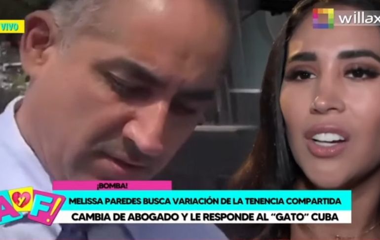 Melissa Paredes contrata a abogado de Andrea San Martín