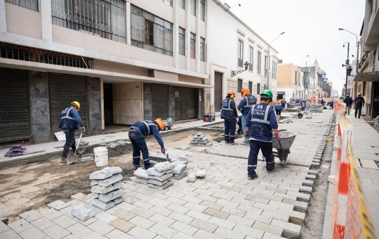 Municipalidad de Lima: este es el plan de desvío por obras de peatonalización en el centro histórico