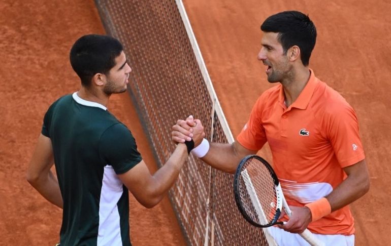 Novak Djokovic: "Carlos Alcaraz es el mejor jugador del mundo en lo que va de año"