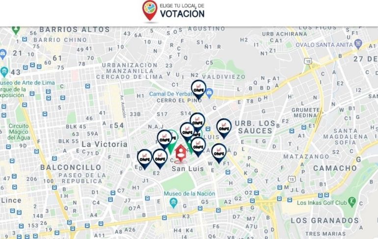 Elige hasta HOY tu local de votación para las elecciones regionales y municipales