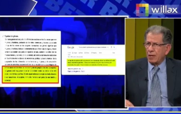 Portada: Óscar Urviola sobre tesis de Pedro Castillo: "Quien ha copiado un trabajo está actuando de manera inmoral"