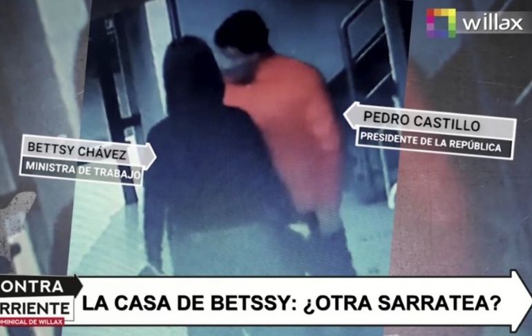 Pedro Castillo se reunió en secreto en departamento de Betssy Chávez a altas horas de la noche (VIDEO)
