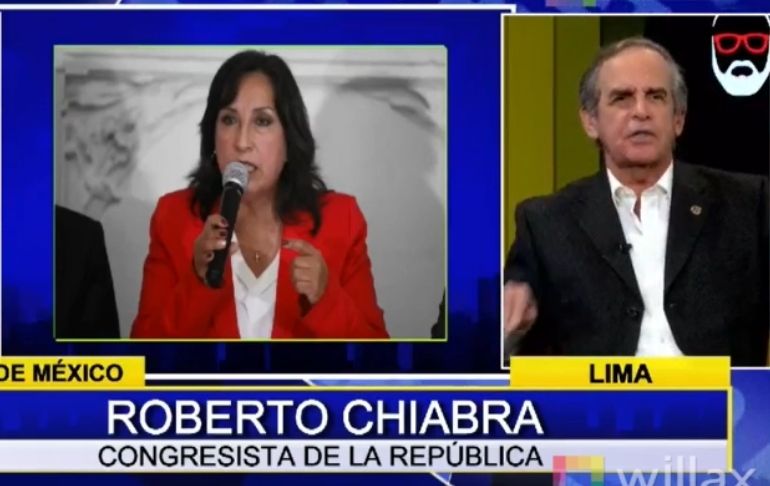 Roberto Chiabra: Dina Boluarte ya debe saber que no va a ser la primera presidenta del Perú