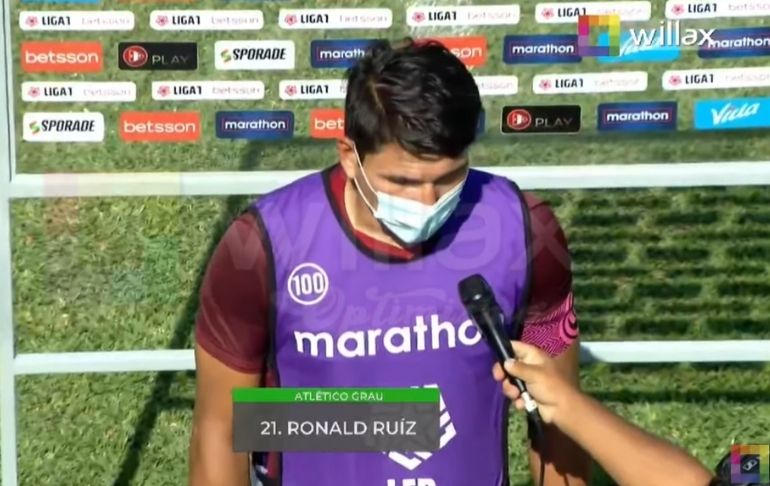 Ronald Ruiz: "Se nos van 3 puntos muy importantes, venimos jugando bien"