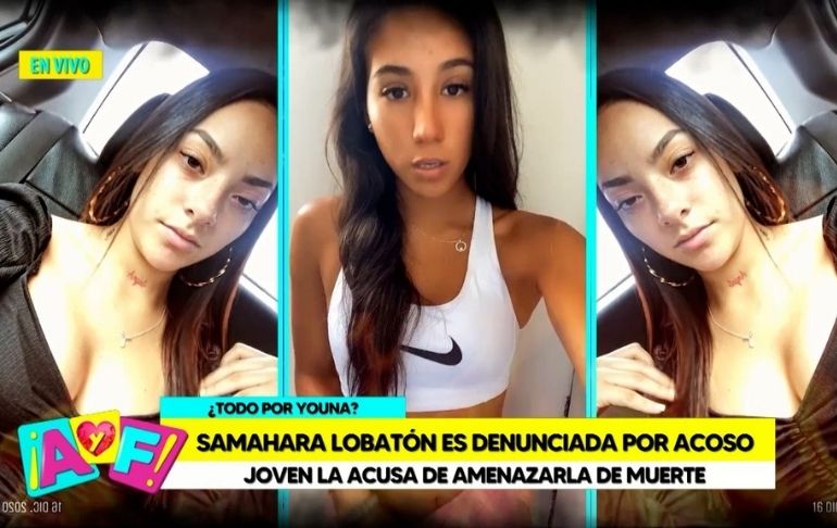 Samahara Lobatón es denunciada por presuntas amenazas de muerte contra “amiga” de su pareja