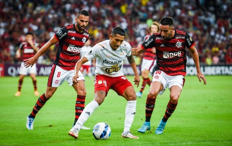 Portada: Sporting Cristal perdió 2-1 ante Flamengo y se despide de la Copa Libertadores