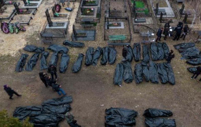 ONU: Al menos 3,309 civiles han muerto en Ucrania tras invasión rusa