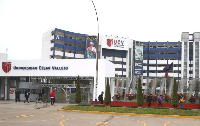 Universidad César Vallejo: "Rechazamos los cuestionamientos que buscan denigrar nuestra imagen institucional"