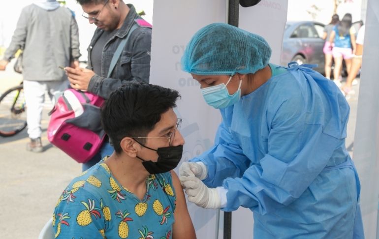 COVID-19: más de 29 millones 353 mil peruanos ya fueron vacunados