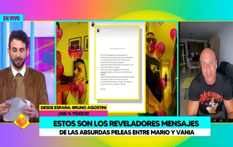 Vania Bludau tuvo comentarios homofóbicos durante pelea con Mario Irivarren