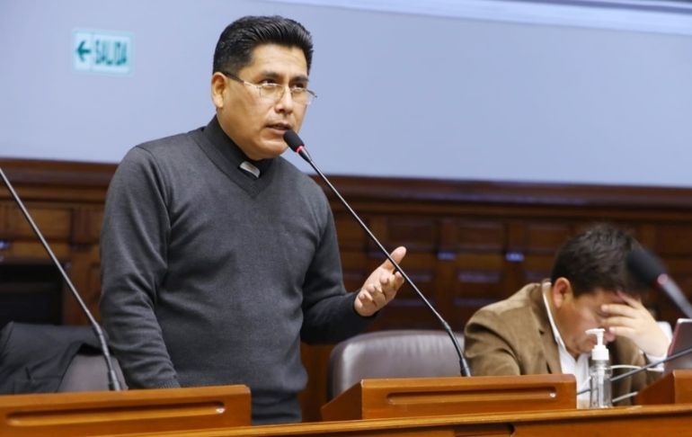 Víctor Cutipa, congresista de Perú Libre: "No asumo a Vladimir Cerrón como mi líder"