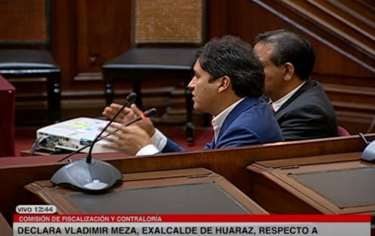 Portada: Comisión de Fiscalización: Vladimir Meza confirma que se ha reunido en varias oportunidades con Bruno Pacheco