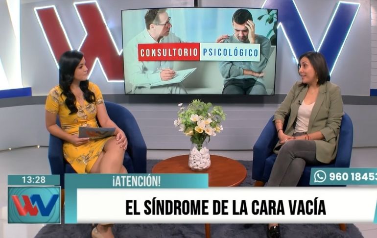 Portada: ¡Atención! Entérate qué es el síndrome de la cara vacía | VIDEO