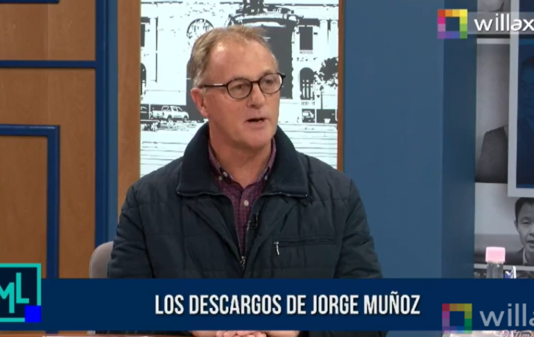 Jorge Muñoz: Mi caso lo voy a llevar hasta los tribunales internacionales
