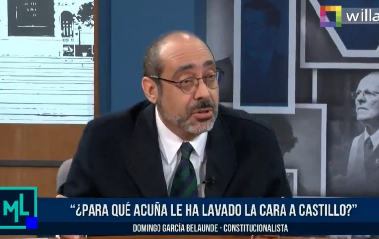 Fernán Altuve: Queremos saber quiénes son los profesores que han calificado tan generosamente a Castillo