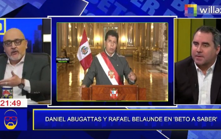 Portada: Rafael Belaúnde: Dejar el futuro del Perú en manos de gente tan corrupta es muy peligroso