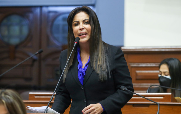 Congreso: rechazan moción de censura contra Patricia Chirinos