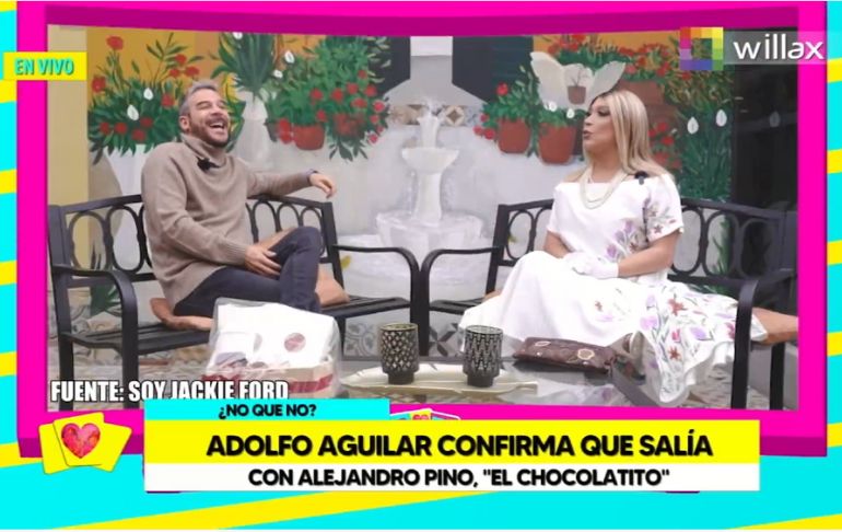 Adolfo Aguilar confirma que tuvo un romance con Alejandro Pino, Chocolatito