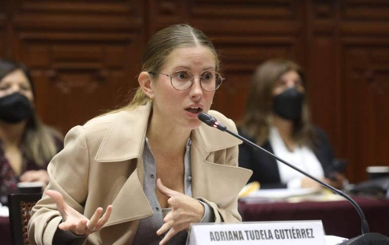 Adriana Tudela: "El Congreso debe censurar a Aníbal Torres"
