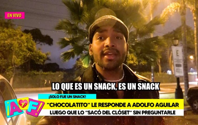 Alejandro Pino, El Chocolatito, sobre Adolfo Aguilar: "Fue un snack"