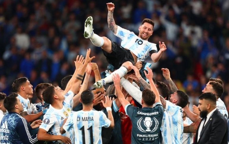 Argentina goleó 3-0 a Italia y se quedó con la Finalissima 2022 [VIDEO]